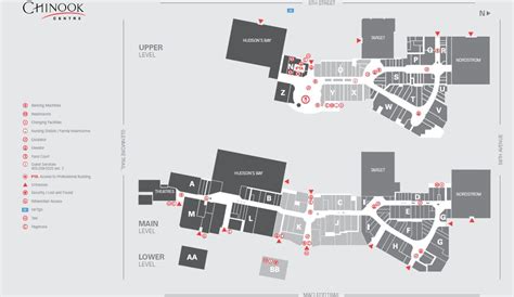 chinook mall store map